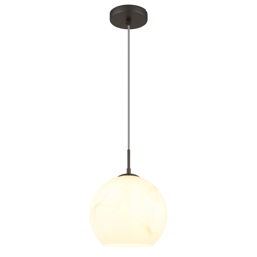 Globo - Cable-suspended pendant light 1×E27/60W/230V, Ø 25 cm
