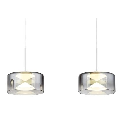 Globo - Cable-Suspended LED Pendant LED/24W/230V White/Smoked