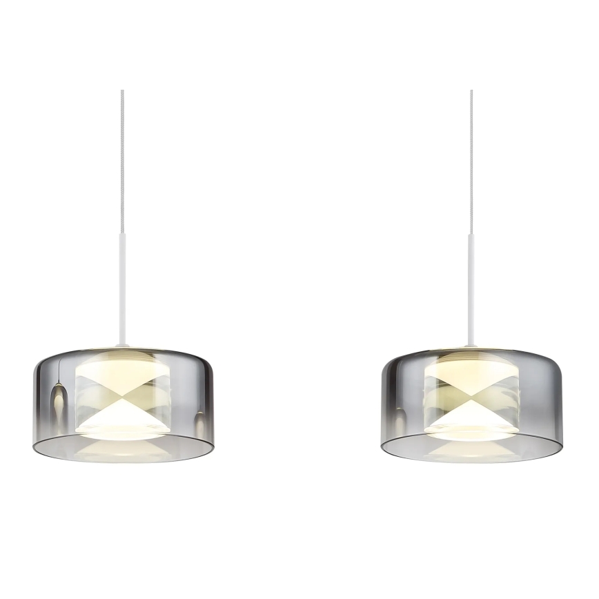 Globo - Cable-Suspended LED Pendant LED/24W/230V White/Smoked