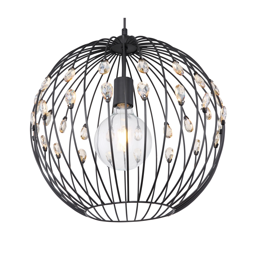 Globo - Cable-hung pendant light 1xE27/60W/230V Ø 40 cm
