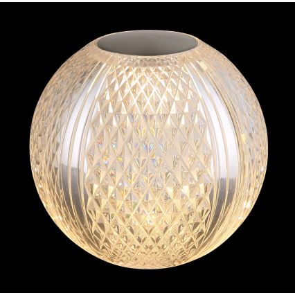 Globo - LED Dimmable touch table lamp LED/2W/5V 1200 mAh USB clear