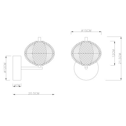 Globo - LED Wall lamp LED/7W/230V 3000/4500/6500K