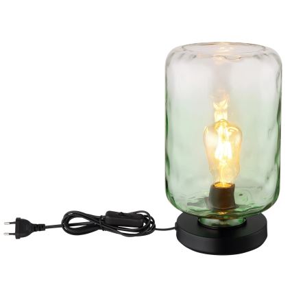 Globo - Table lamp 1xE27/60W/230V green