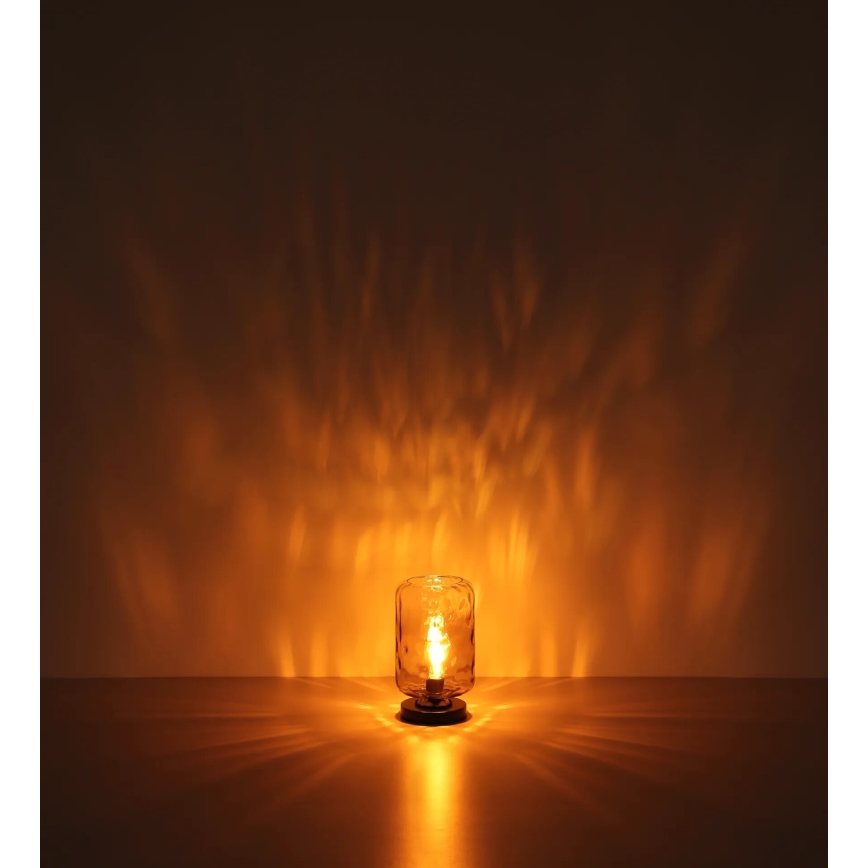 Globo - Table lamp 1xE27/60W/230V grey