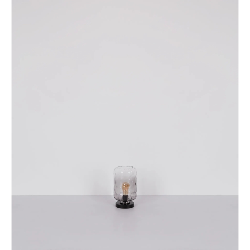 Globo - Table lamp 1xE27/60W/230V grey