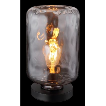 Globo - Table lamp 1xE27/60W/230V grey