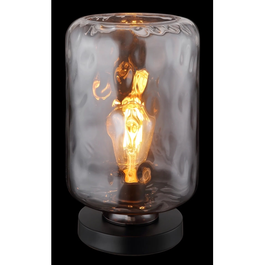 Globo - Table lamp 1xE27/60W/230V grey