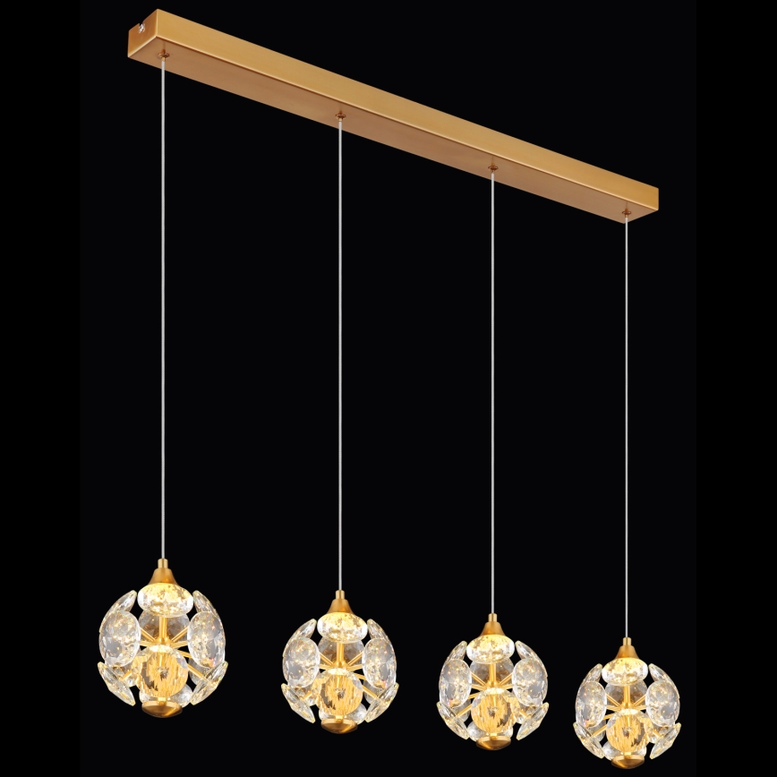 Globo - LED pendant on cable LED/32W/230V 3000K gold