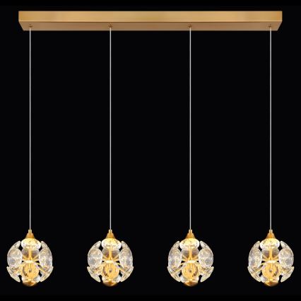 Globo - LED pendant on cable LED/32W/230V 3000K gold