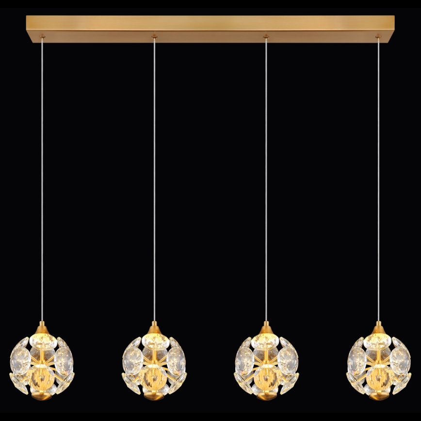 Globo - LED pendant on cable LED/32W/230V 3000K gold