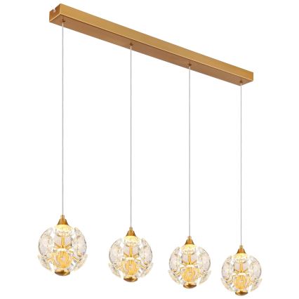 Globo - LED pendant on cable LED/32W/230V 3000K gold