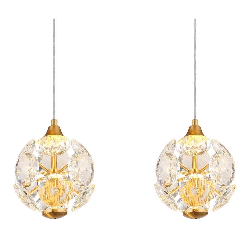 Globo - LED pendant on cable LED/32W/230V 3000K gold