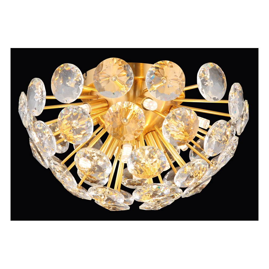 Globo - Ceiling light 10xG9/7W/230V gold d. 39 cm