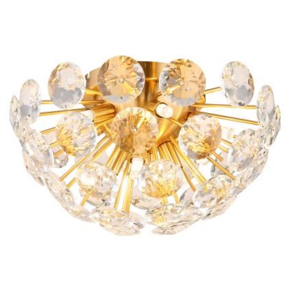 Globo - Ceiling light 10xG9/7W/230V gold d. 39 cm