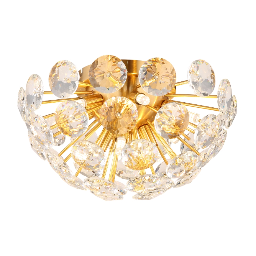 Globo - Ceiling light 10xG9/7W/230V gold d. 39 cm