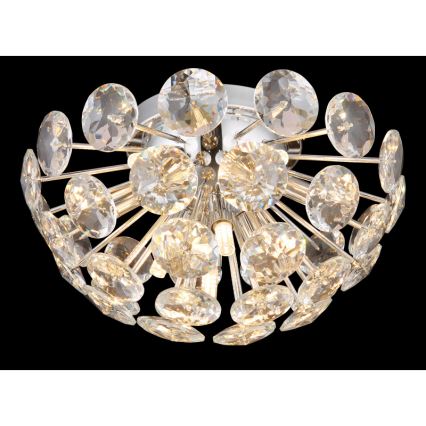 Globo - Ceiling light 10xG9/7W/230V shiny chrome d. 39 cm