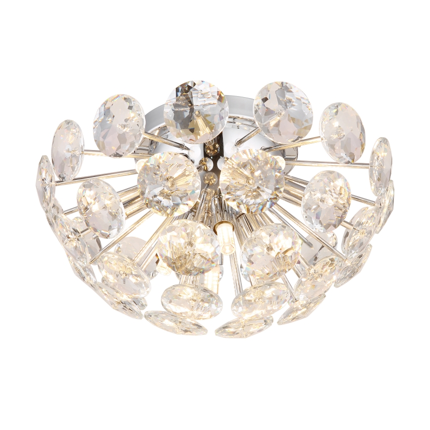 Globo - Ceiling light 10xG9/7W/230V shiny chrome d. 39 cm