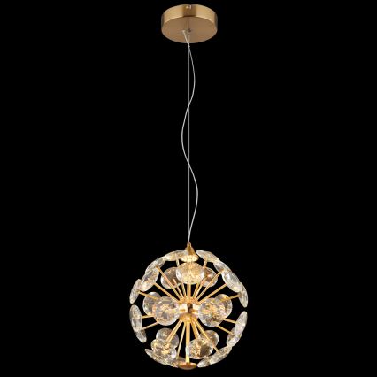 Globo - LED Pendant on Cable LED/12W/230V 3000K Gold