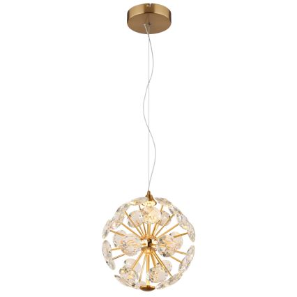Globo - LED Pendant on Cable LED/12W/230V 3000K Gold