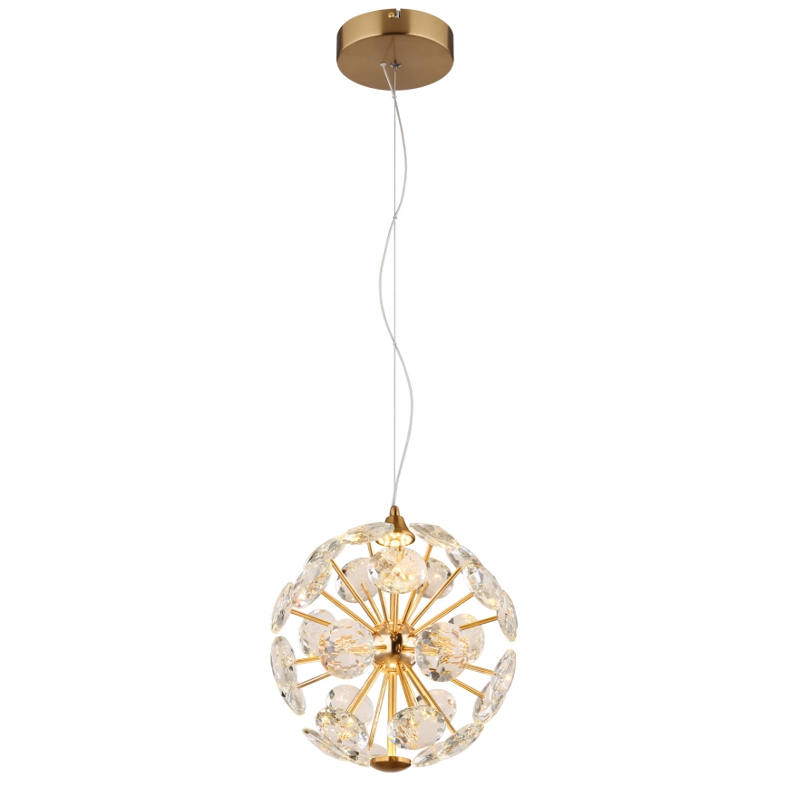 Globo - LED Pendant on Cable LED/12W/230V 3000K Gold