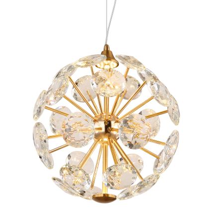 Globo - LED Pendant on Cable LED/12W/230V 3000K Gold