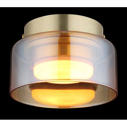 Globo - LED Ceiling light 1xGX53/6W/230V d. 13 cm smoky/brown
