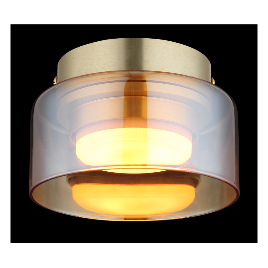 Globo - LED Ceiling light 1xGX53/6W/230V d. 13 cm smoky/brown