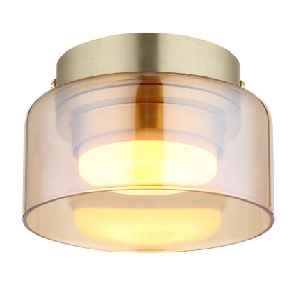 Globo - LED Ceiling light 1xGX53/6W/230V d. 13 cm smoky/brown