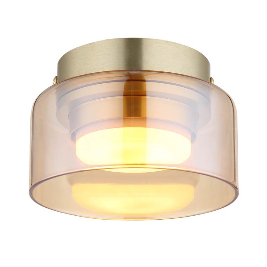 Globo - LED Ceiling light 1xGX53/6W/230V d. 13 cm smoky/brown
