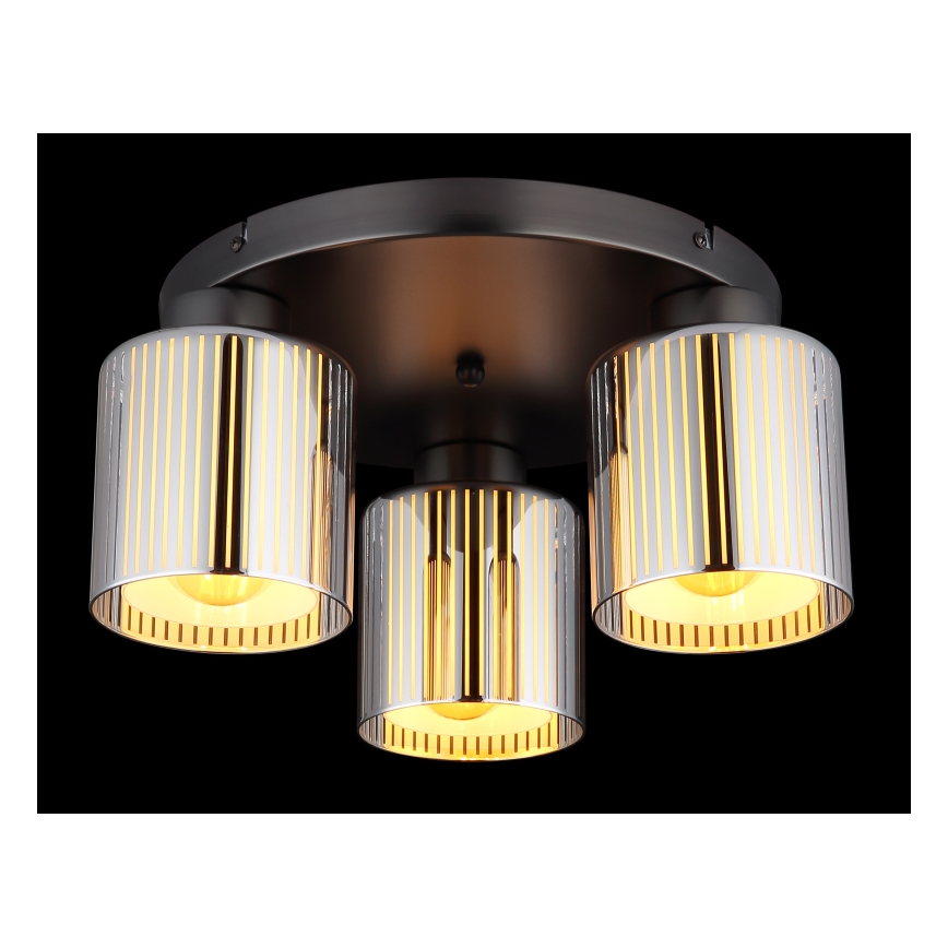 Globo - Ceiling light 3xE27/60W/230V d. 34,5 cm