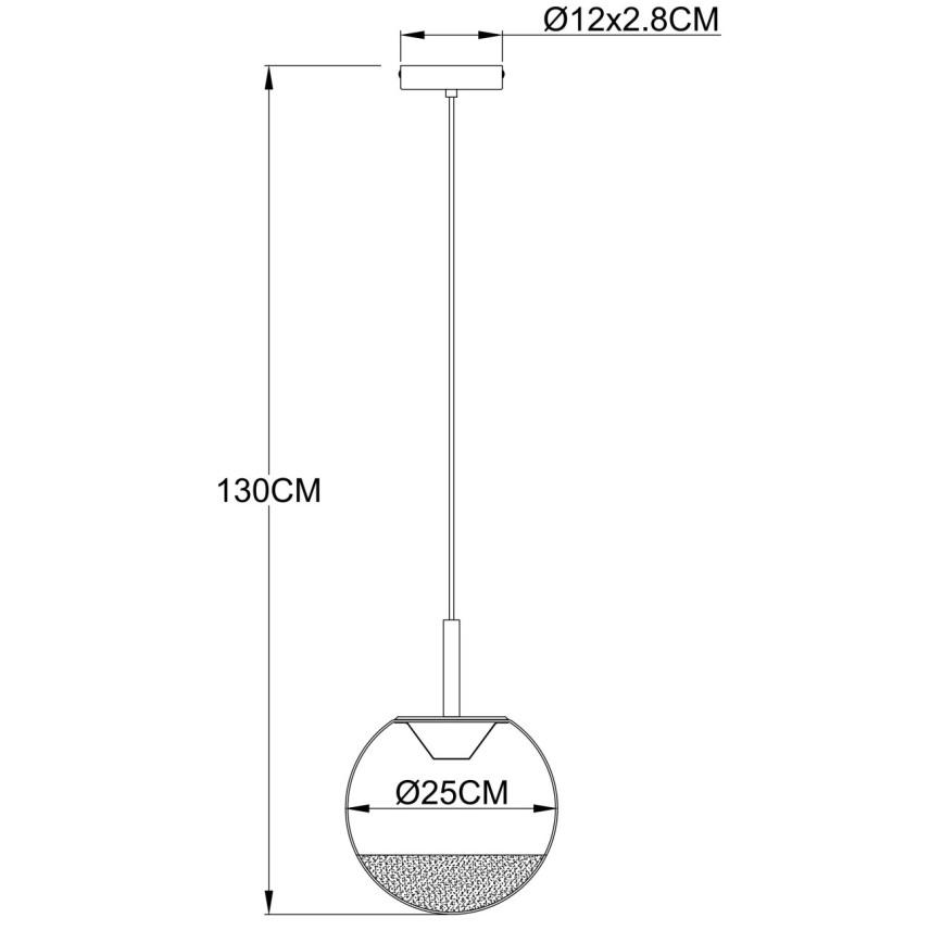 Globo - LED Cable Pendant LED/8W/230V