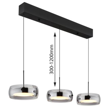 Globo - Cable-Suspended LED Chandelier LED/30W/230V 3000K