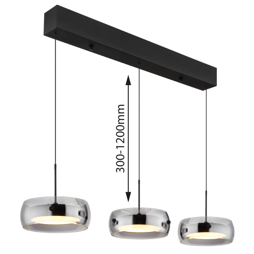 Globo - Cable-Suspended LED Chandelier LED/30W/230V 3000K