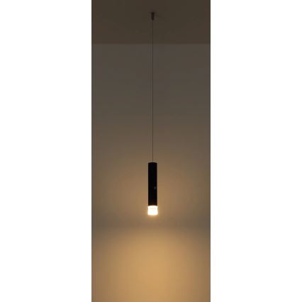 Globo - Dimmable LED Touch Rechargeable 2-in-1 Lamp LED/2W/230/5V Black