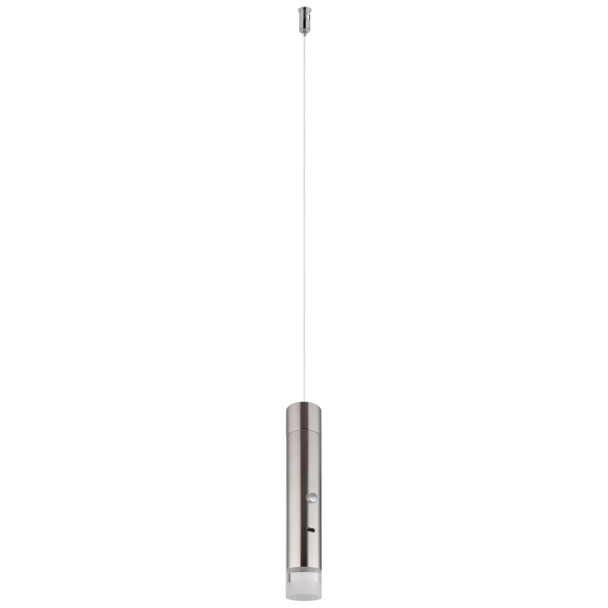 Globo - LED Dimmable Touch Rechargeable 2-in-1 Lamp LED/2W/230/5V Matte Chrome