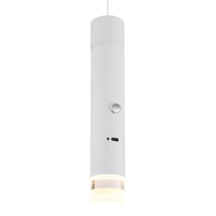 Globo - Dimmable Touch Rechargeable 2-in-1 LED Lamp LED/2W/230/5V White