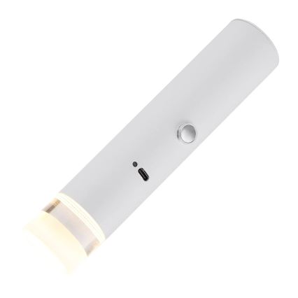 Globo - Dimmable Touch Rechargeable 2-in-1 LED Lamp LED/2W/230/5V White