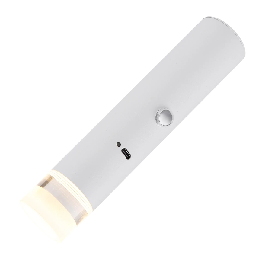 Globo - Dimmable Touch Rechargeable 2-in-1 LED Lamp LED/2W/230/5V White