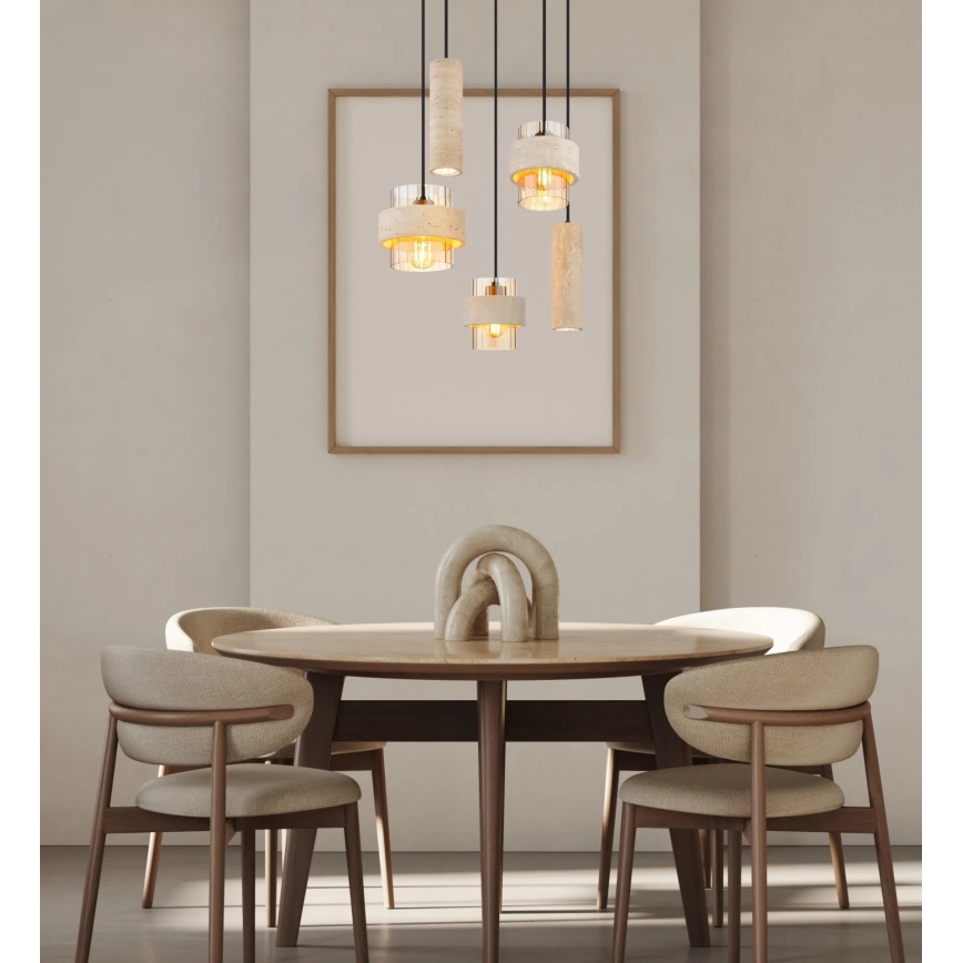 Globo - Pendant light on cable 3xE27/40W/230V + 2xGU10/10W