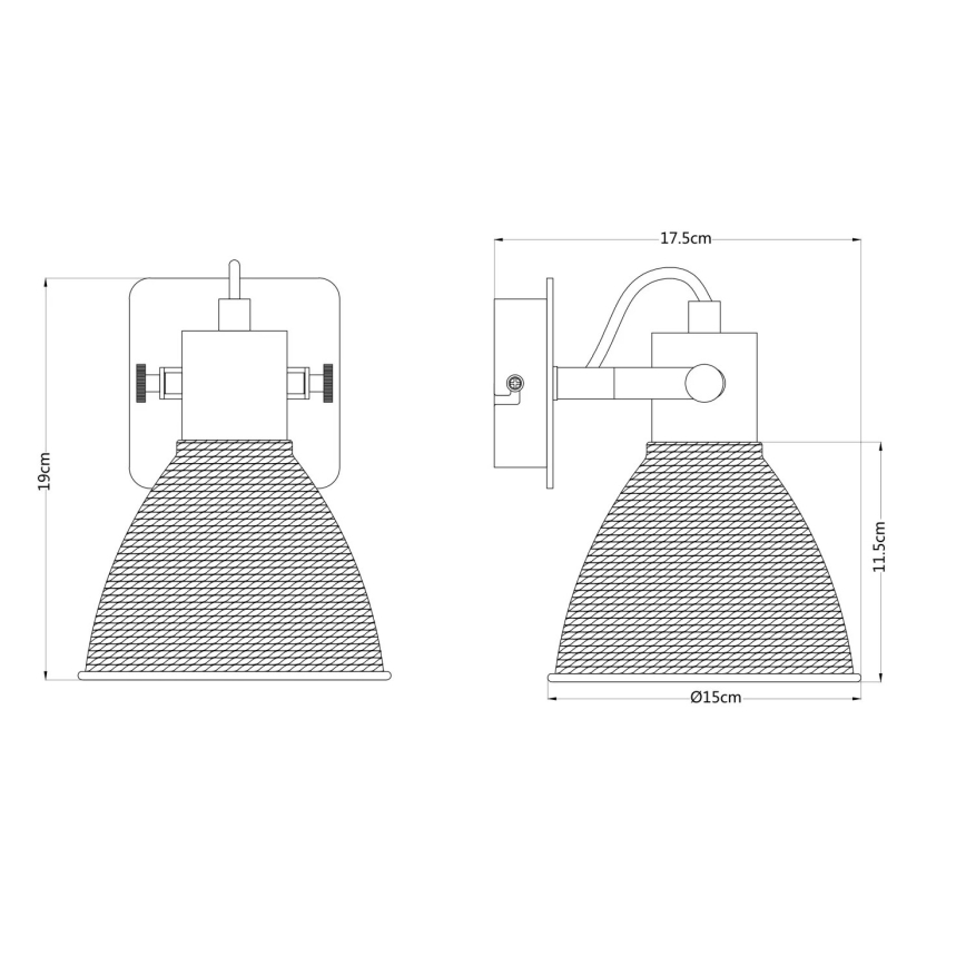 Globo - Wall-mounted spotlight 1xE14/40W/230V