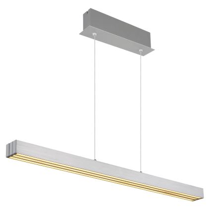 Globo - Dimmable Touch LED Cable Pendant, 39W, 230V, 2700/4000/6000K, Matte Chrome