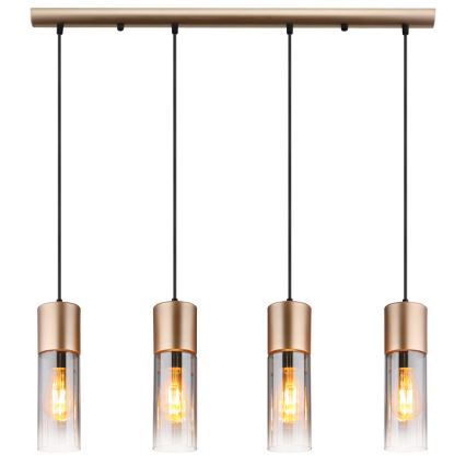 Globo - Chandelier on a string 3xE27/25W/230V bronze