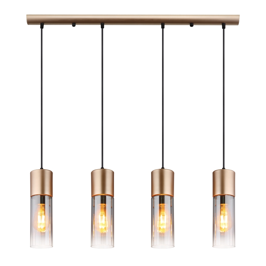 Globo - Chandelier on a string 3xE27/25W/230V bronze