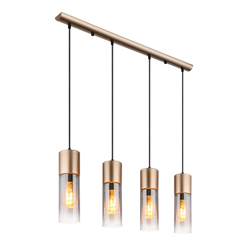 Globo - Chandelier on a string 3xE27/25W/230V bronze