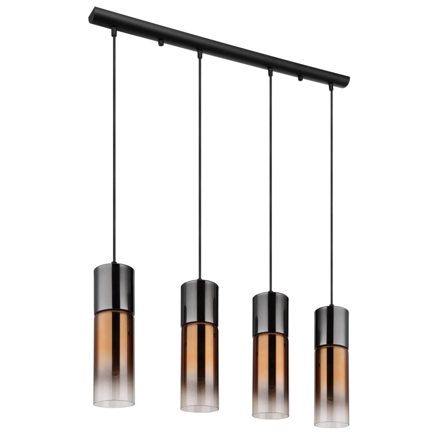 Globo - Chandelier on a string 4xE27/25W/230V black/copper
