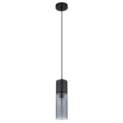 Globo - Chandelier on a string 1xE27/25W/230V d. 10,5 cm black