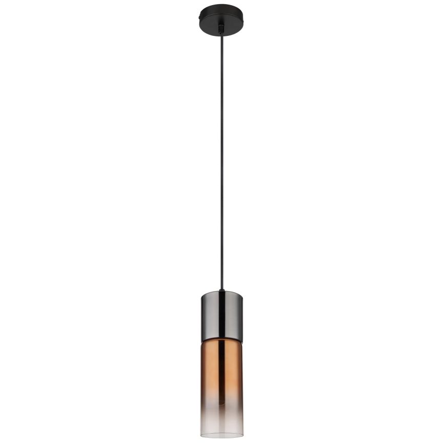 Globo - Chandelier on a string 1xE27/25W/230V d. 10,5 cm black/copper