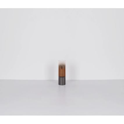 Globo - Touch table lamp 1xE27/25W/230V d. 9 cm black/copper