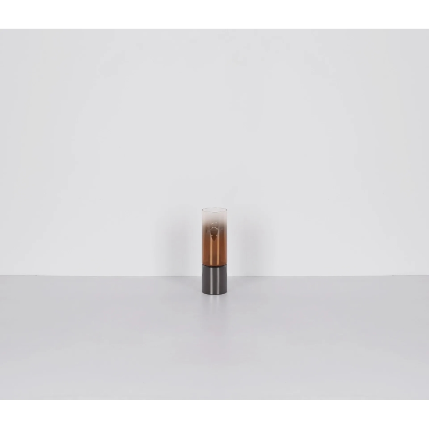 Globo - Touch table lamp 1xE27/25W/230V d. 9 cm black/copper