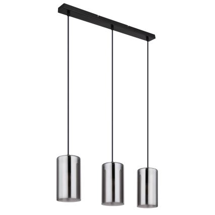 Globo - Chandelier on a string 3xE14/25W/230V black